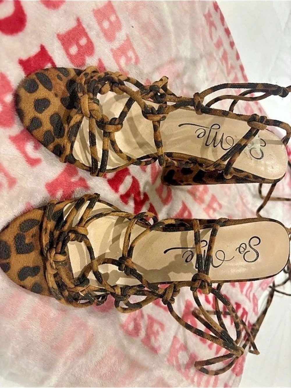 Børn Women's Leopard Print Sandals